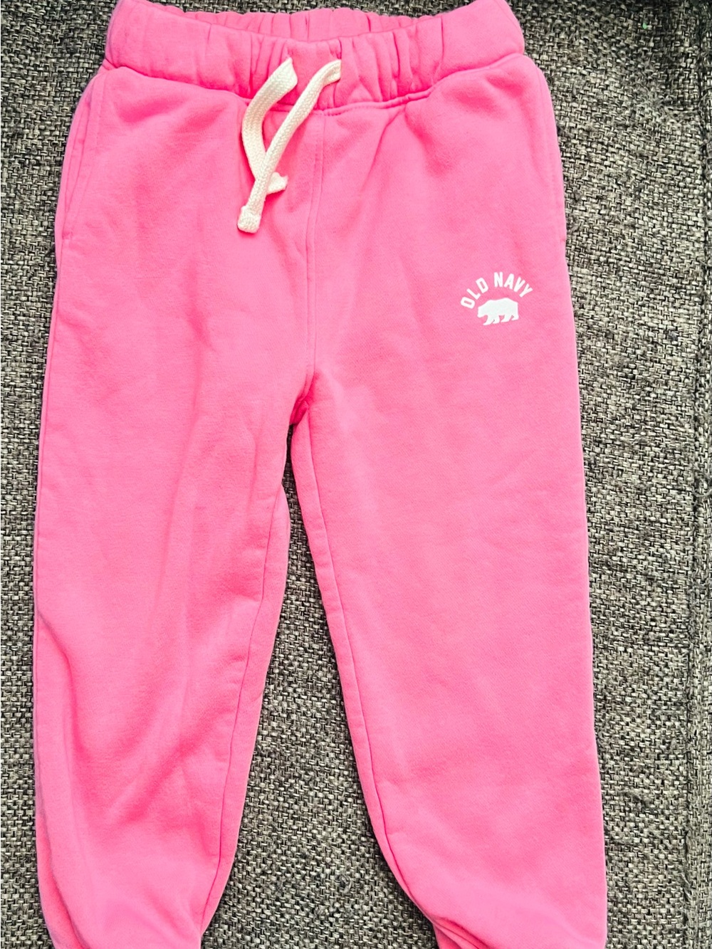 Old Navy Bright Pink Girls' Fleece Joggers